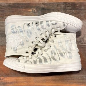 White High Top Converse